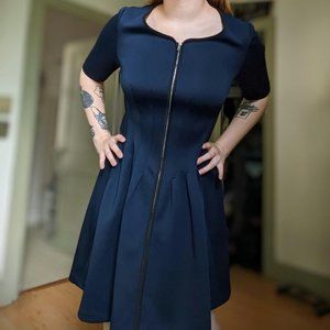 Navy Blue Betsey Johnson Dress.